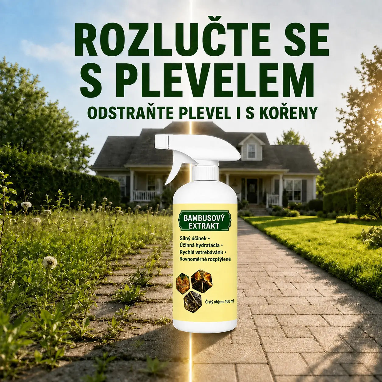 🔥 AKCE 2026 – Rychle působící přírodní postřik proti plevelům a trávě