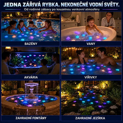 HUBUQ® svítící elektronická rybička