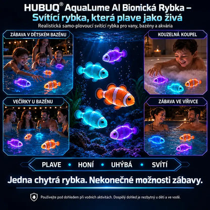 HUBUQ® svítící elektronická rybička