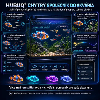 HUBUQ® svítící elektronická rybička