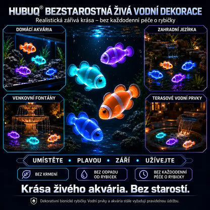 HUBUQ® svítící elektronická rybička
