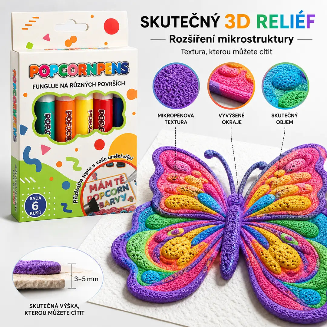 🔥 Dnes ušetříte 20 %丨🌿Topacme® 3D reliéfní pero – proměňte ploché kresby v hmatatelné 3D umění