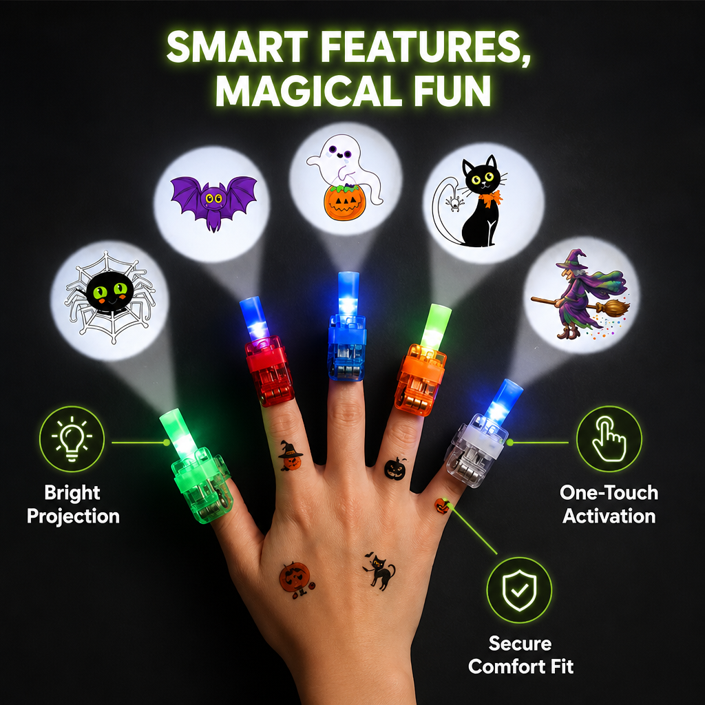 Funkce prstenového projektoru a pružný pásek