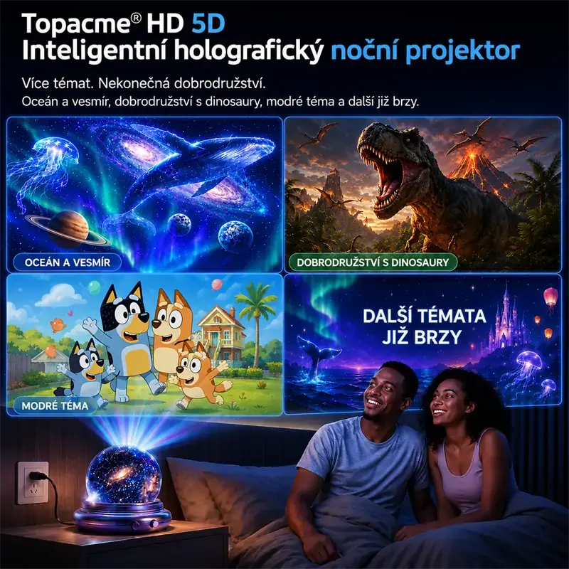 Topacme® Projektor nočního světla