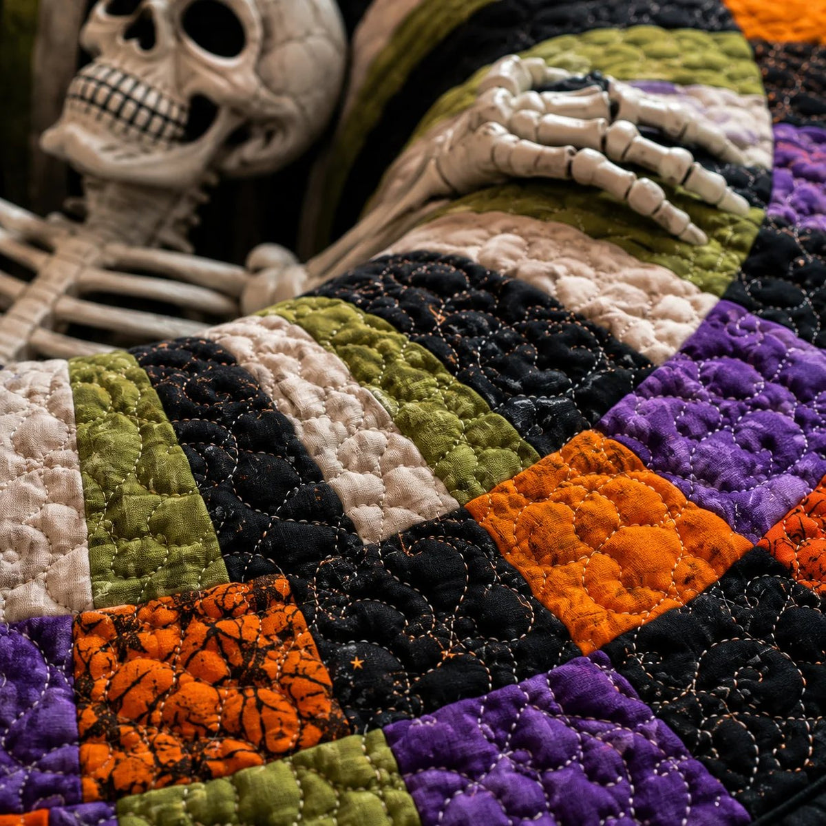 3D kulatý halloweenský koberec se strašidelným vírem – obrázek 28