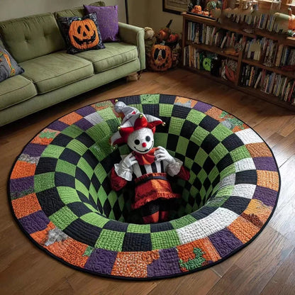 3D kulatý halloweenský koberec se strašidelným vírem – obrázek 21