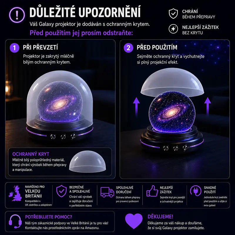 Topacme® Projektor nočního světla