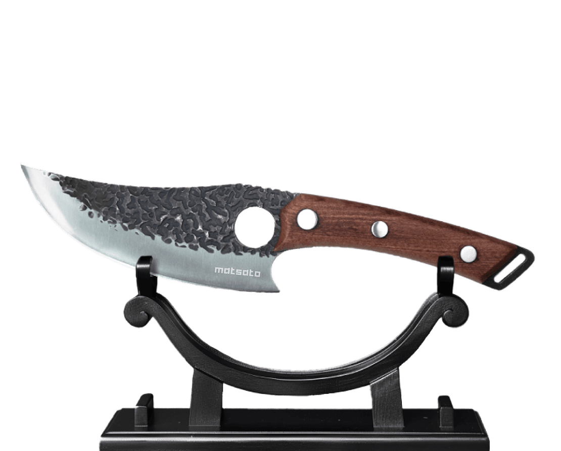Hlavní obrázek kuchařského nože Matsato Santoku s ledovým kalením