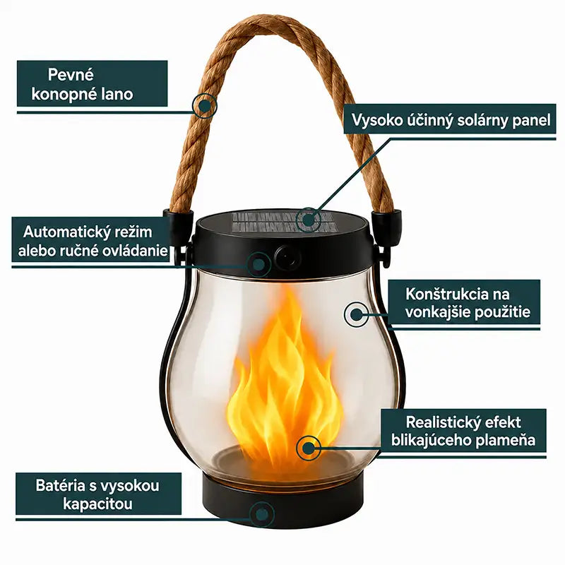 | 🔥 Poslední šance, než se vyprodají! | 💡 Solární lucerny s efektem plamene – Bez kabelů, automaticky se zapnou za soumraku! 🔥