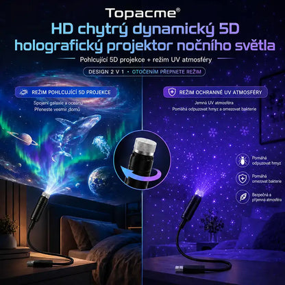 Topacme® 🔮2v1: Imersivní projekce & Fialový režim ochrany zraku