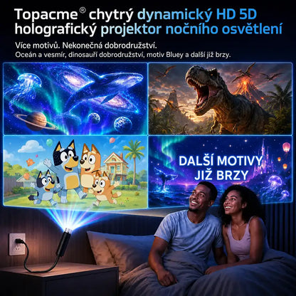 Topacme® 🔮2v1: Imersivní projekce & Fialový režim ochrany zraku