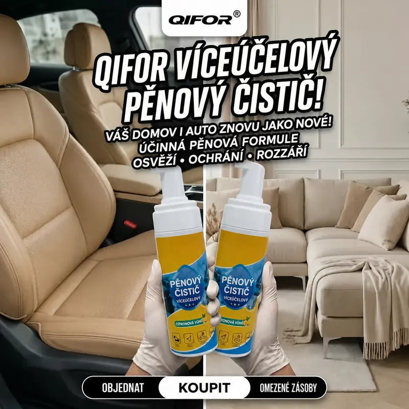 🫧 POSLEDNÍ DEN SLEVA 80 % 💦 Víceenzymový pěnový čistič 4 v 1