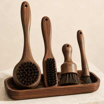 Oakverira Deep-Clean Scrub Brush Set