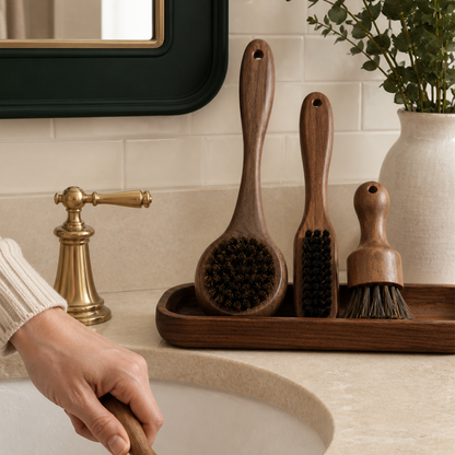Oakverira Deep-Clean Scrub Brush Set
