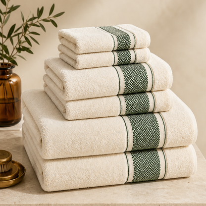 Oakverira Heritage Cotton Towel Set
