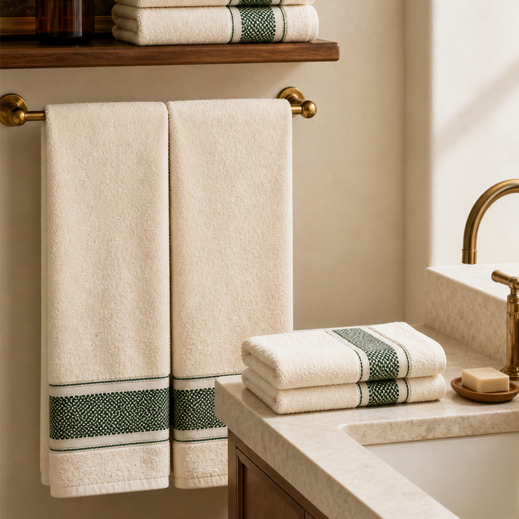 Oakverira Heritage Cotton Towel Set