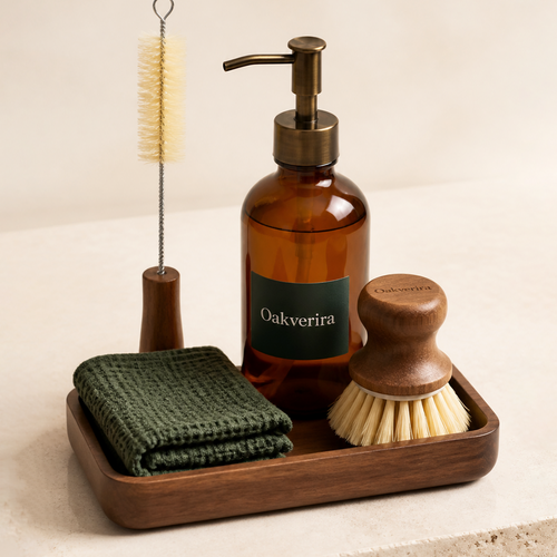 Oakverira Heritage Sink-Side Cleaning Set