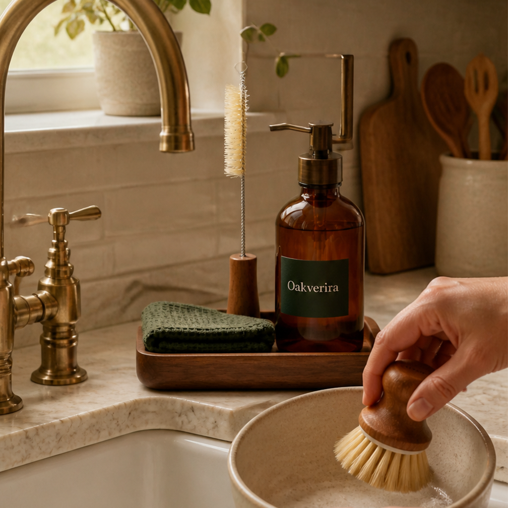 Oakverira Heritage Sink-Side Cleaning Set