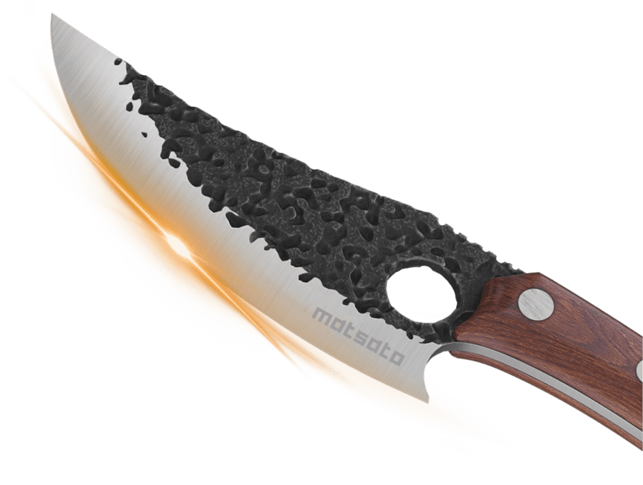 Další pohled na nůž Matsato Santoku