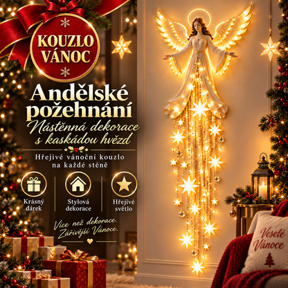 Andělská světelná dekorace – fotografie 1